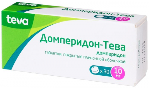 Домперидон Тева, таблетки ппо 10мг №30
