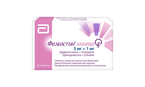 Фемостон Конти 1/5, таблетки ппо №28 фото 2