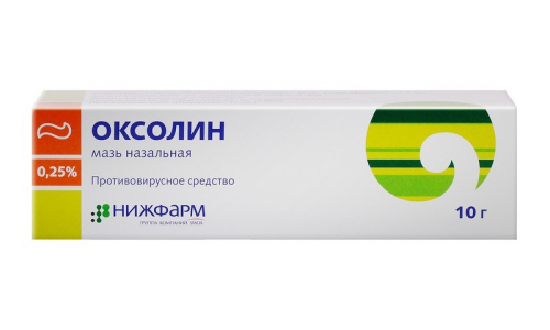 ОКСОЛИН МАЗЬ, 0.25% 10Г