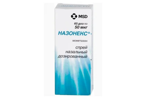 Назонекс, спрей наз доз 50мкг/доз 60доз 10г