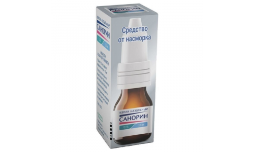 Санорин, капли наз 0,1% 10мл