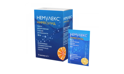 Немулекс, гранулы для суспензий для внутр 100мг пак 2г №10