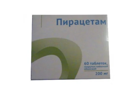 Пирацетам, таблетки 200Мг №60