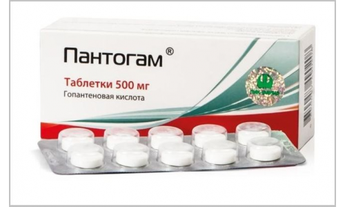 Пантогам, таблетки 500мг №50
