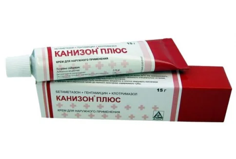 Канизон Плюс, крем 1% 15г