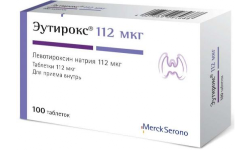 Эутирокс, таблетки 112мкг №100