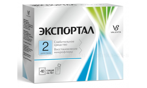 Экспортал, порошок для приготовления раствора внутрьпакеты 10Г №10