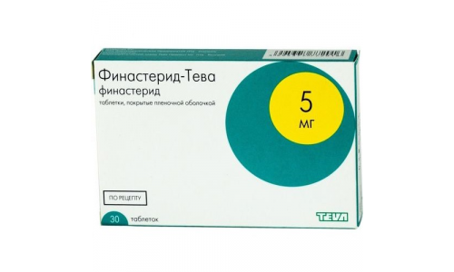 Финастерид Тева, таблетки ппо 5мг №30