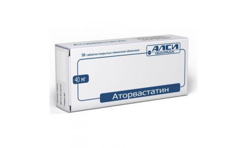 Аторвастатин АЛСИ, таблетки ппо 40мг №30