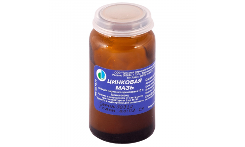Цинковая, мазь для наруж примен 10% 25г