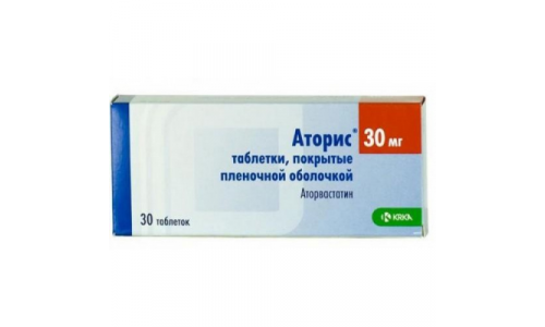 Аторис, таблетки ппо 30мг №30