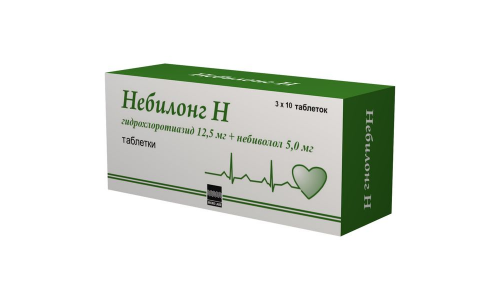 НЕБИЛОНГ H, ТАБЛЕТКИ12,5МГ+5МГ №30 фото 2
