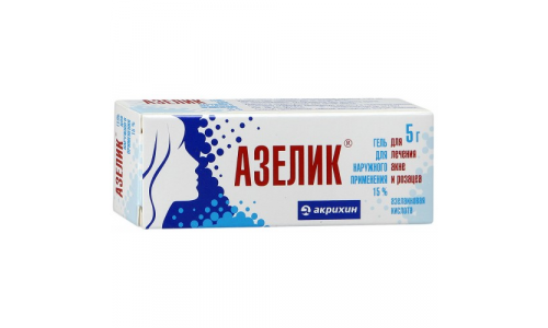 Азелик, гель для наружн примен 15% 5г