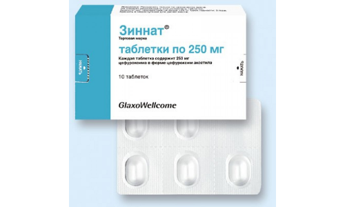 ЗИННАТ, ТАБЛЕТКИ 250МГ №10