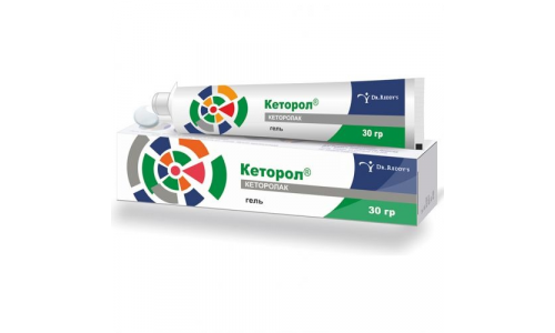Кеторол, гель для наружн примен 2% 30мл