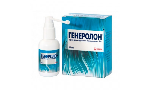 Генеролон, спрей для наруж примен 5% 60мл