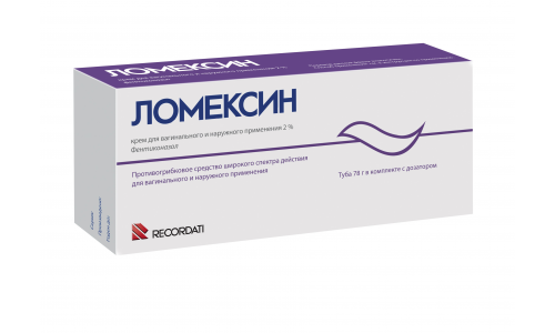 Ломексин крем для вагин и наружн примен 2% 78г