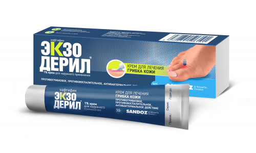 Экзодерил, крем для наруж примен 1% 30г