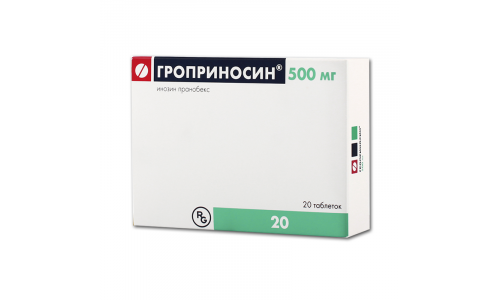 Гроприносин, таблетки 500мг №20
