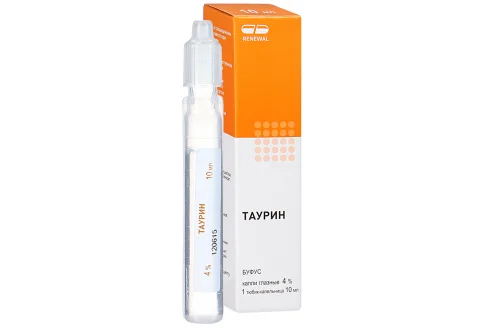Таурин-Renewal, капли глазн 4% 10мл