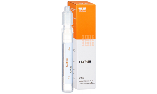 Таурин-Renewal, капли глазн 4% 10мл