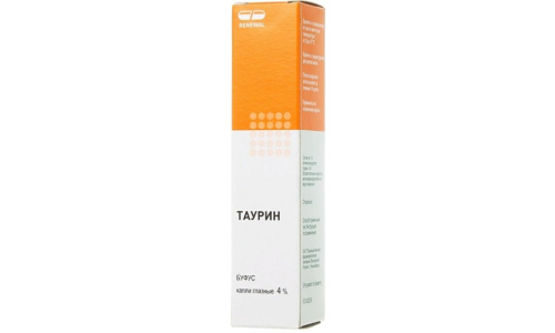 Таурин, капли глазн 4% 5мл
