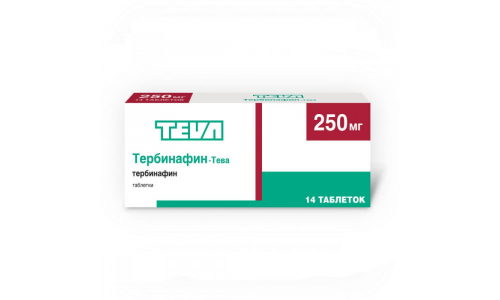 Тербинафин Тева, таблетки 250мг №14