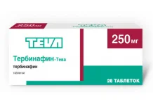 Тербинафин Тева, таблетки 250мг №28