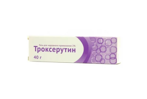 Троксерутин, гель для наружн примен 2% 40г