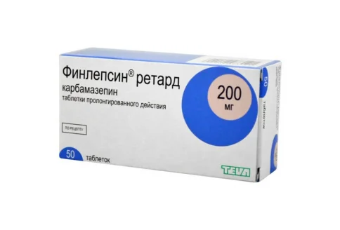 Финлепсин Ретард, таблетки 200мг №50