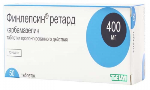 Финлепсин Ретард, таблетки Пролонгированные 400мг №50