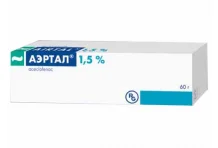 Аэртал, крем для наруж примен 1,5% 60г