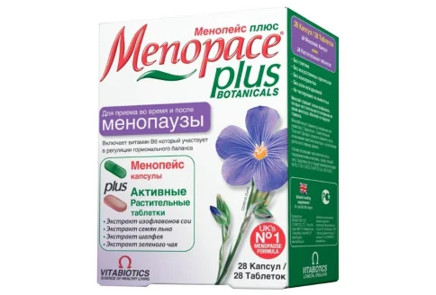 Менопейс Плюс, капсулы №28 +, таблетки №28
