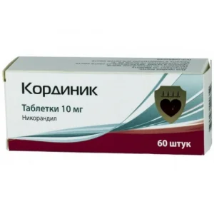 КОРДИНИК, ТАБЛЕТКИ  10МГ №60
