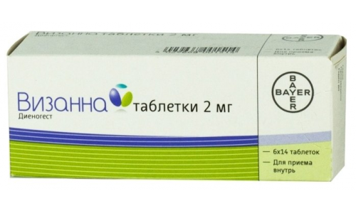 Визанна, таблетки 2мг №84