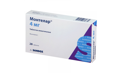 Монтелар, таблетки жев 4мг №28