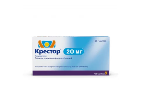 Крестор, таблетки ппо 20мг №28