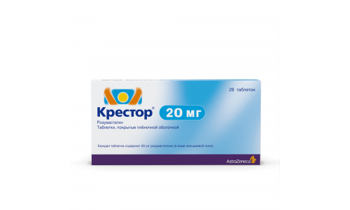 Крестор, таблетки ппо 20мг №28