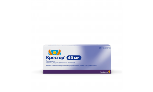 Крестор, таблетки ппо 40мг №28