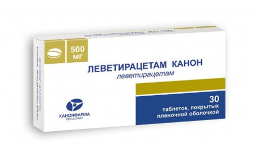 Леветирацетам Канон, таблетки ппо 1000мг №30