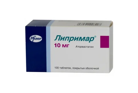 Липримар, таблетки ппо 10мг №100