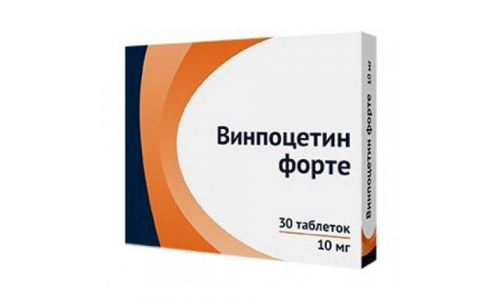 Винпоцетин Форте, таблетки 10мг №30