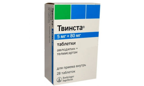ТВИНСТА, ТАБЛЕТКИ 5МГ+80МГ №28