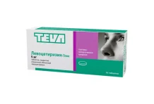 ЛЕВОЦЕТИРИЗИН Тева, таблетки 5МГ №14