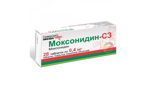 Моксонидин СЗ, таблетки ппо 0.4мг №28