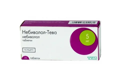 Небиволол Тева, таблетки 5мг №28