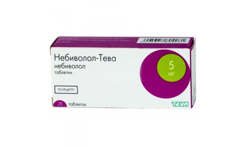 Небиволол Тева, таблетки 5мг №28