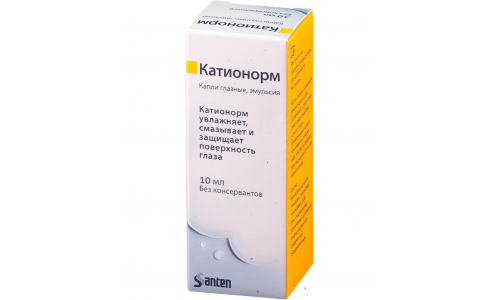 Катионорм, капли глазн 10мл