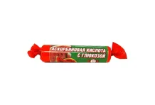 Гленвитол Аскорбиновая кислота и Глюкоза, таблетки жев 3г №10 вкус арбуза, крутка