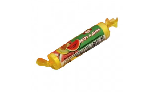 Гленвитол Аскорбиновая кислота и Глюкоза, таблетки жев 3г №10 вкус арбуза/дыни, крутка